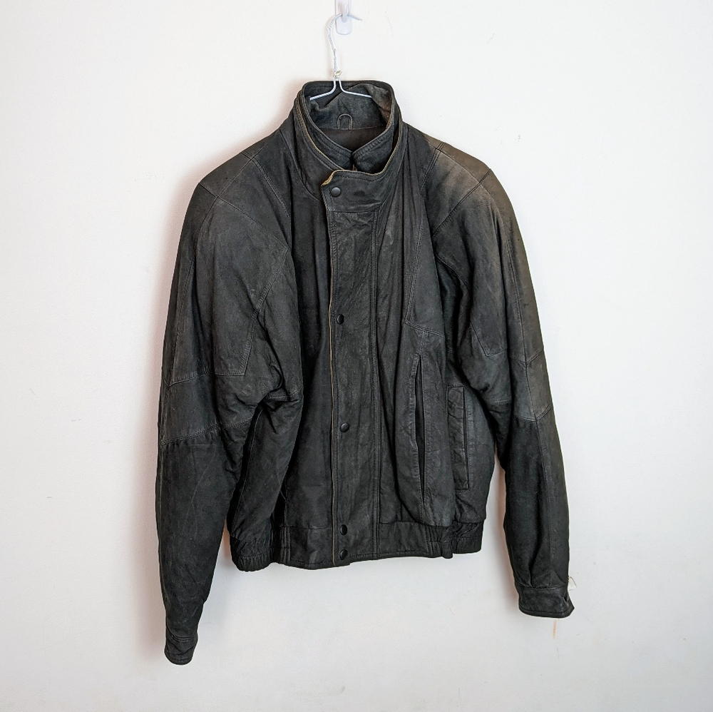 Cricketeer leather jacket